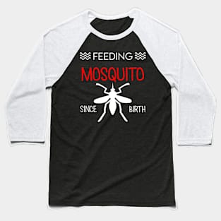 Mosquito Funny Feeding Baseball T-Shirt